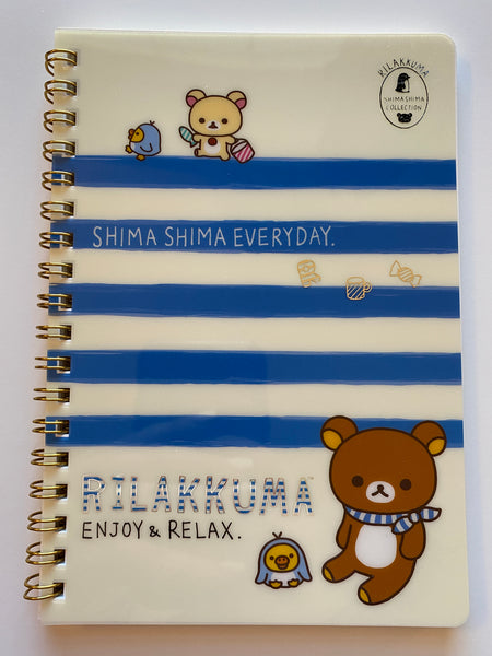 San-x Rilakkuma Shima Shima Spiral Notebook