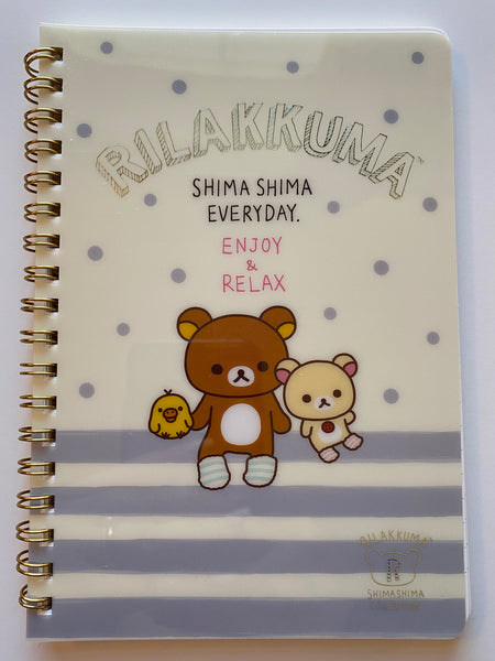 San-x Rilakkuma Shima Shima Spiral Notebook