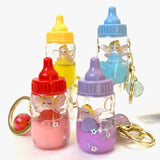 Fairy Milk Bottle Water Key Charm