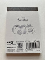 Crux Funny Hamsters Mini Memo Pad