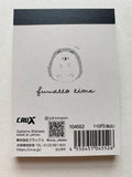 Crux Fuwatto Time Hedgehog & Duck Mini Memo Pad