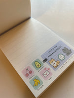 Kamio Juicy Na Nakamatachi Mini Memo Pad