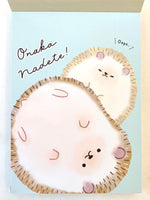 Crux Onaka Nadete Hedgehog Mini Memo Pad