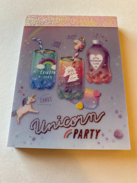 Q-Lia Unicorn Party Mini Memo Pad