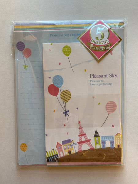 Kamio Pleasant Sky Letter Set