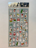 Mind Wave Christmas Snowman Sticker Sheet