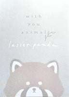 Kamio With You Animal Red Panda Mini Memo Pad