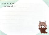 Kamio With You Animal Red Panda Mini Memo Pad