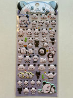 Puffy Panda Sticker Sheet