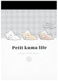 Kamio Petit Kuma Life Mini Memo Pad