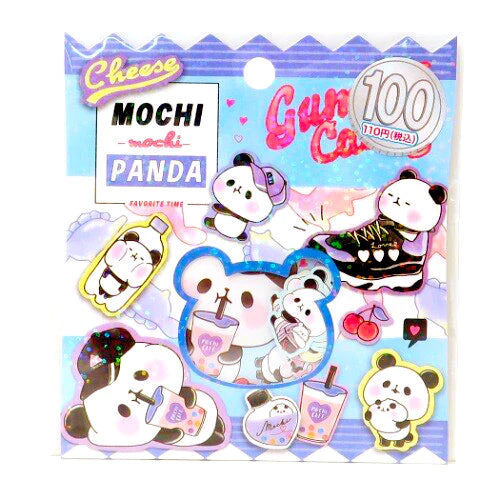 Cute Kawaii Kamio Mochi Panda Sticker Flakes Sack - for Journal Planne –  Alwayz Kawaii