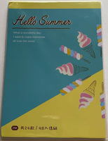 Hello Summer Letter Pad