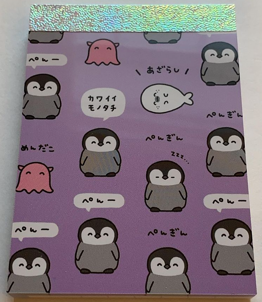 Kamio Penguin Mini Memo Pad